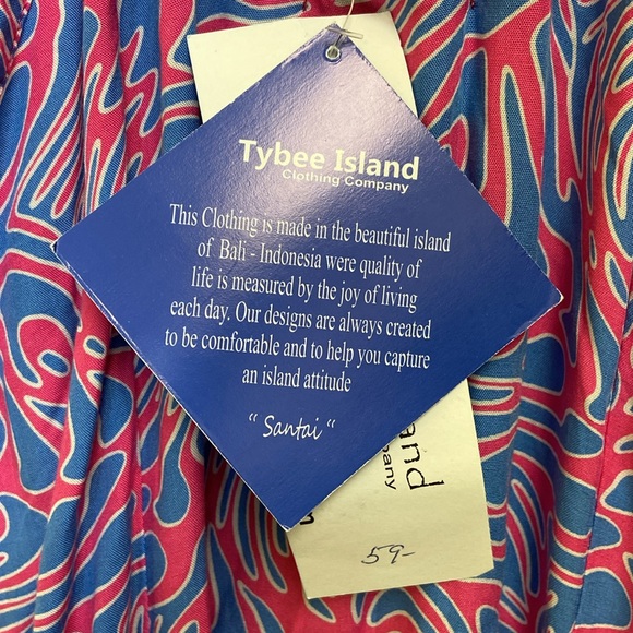 NWT Tybee Island Clothing Company Adjustable Halter Dress Large - Picture 7 of 9